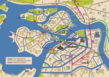 Разводные мосты петербург на карте