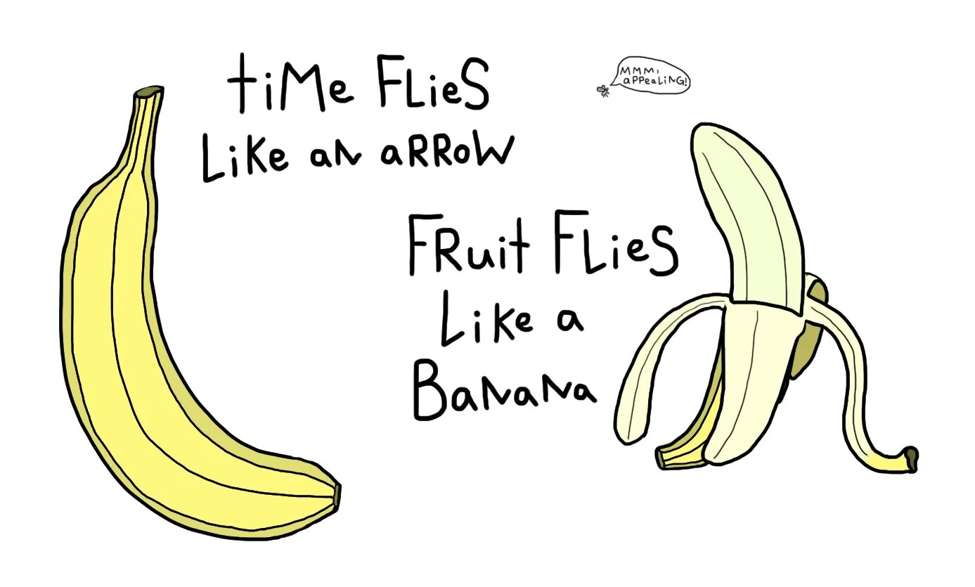 Time Flies. Банан лайк. Time Flies like an arrow; Fruit Flies like Banana.. Поговорки про банан. They like bananas