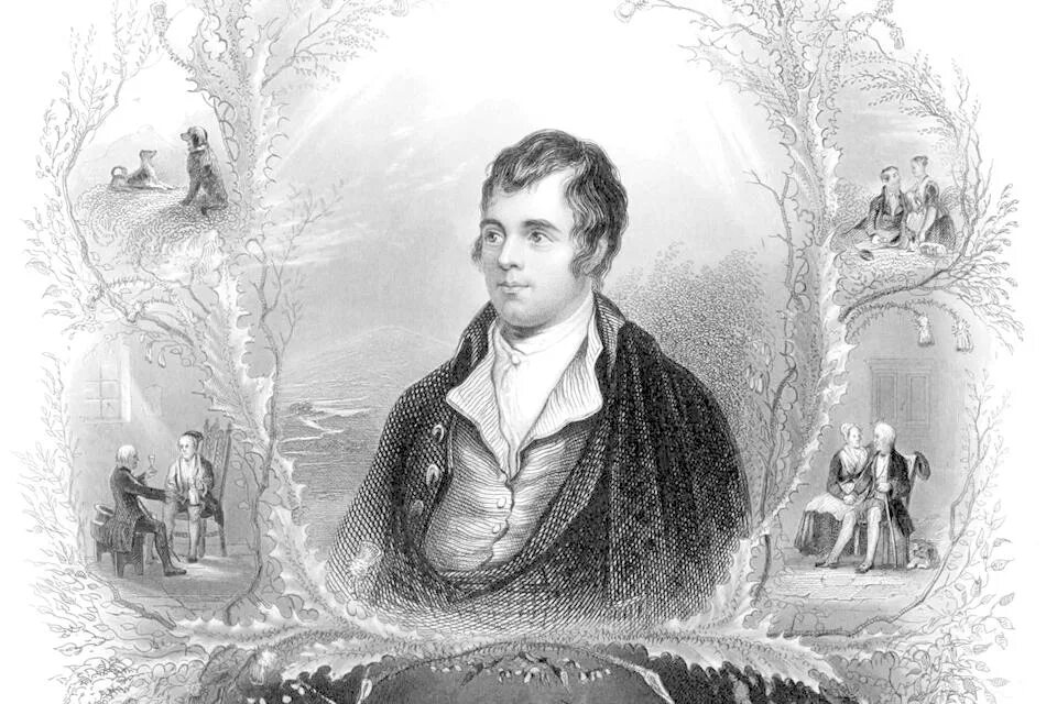 Robert Burns портрет.