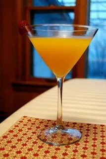Passion fruit martini
