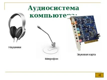 Устройства звуковой системы