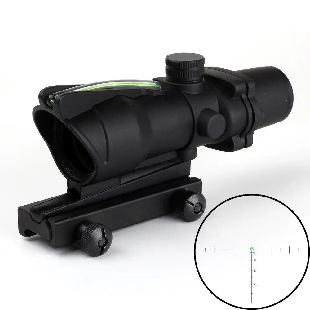 Реплика прицелов. Trijicon ACOG 4x32. ACOG 4x32 Red Fiber. Прицел Trijicon ACOG. Коллиматор ACOG 4x32.