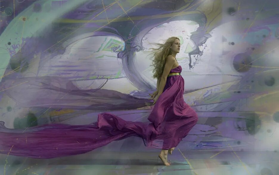 Со словом художник. Картина ветер перемен. Женщина на ветру. Картина девушка и ветер. Девушка и ветер живопись.