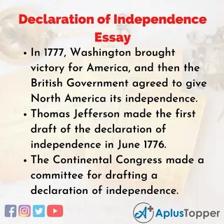 Declaration of Independence Essay Essay on Declaration of.