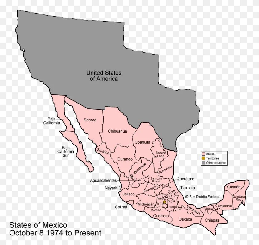 Штаты мексики. Штаты Мексики на карте. Регионы Мексики. Карта США И Мексики. Карта Мексики по Штатам.