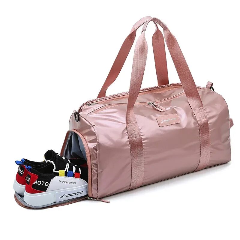 Сумка для фитнеса. Женская спортивная сумка. Сумка спортивная розовая. Спортивная сумка с отделением для обуви. Спортивная сумка с отделениями