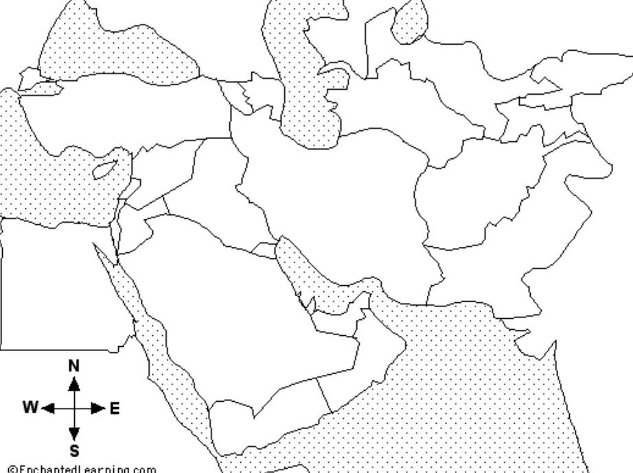 Юго-Западная Азия контурная карта. Юго-Западная Азия страны контурная карта. Контурная карта малой Азии. Юго Западная Азия на карте контурная карта.