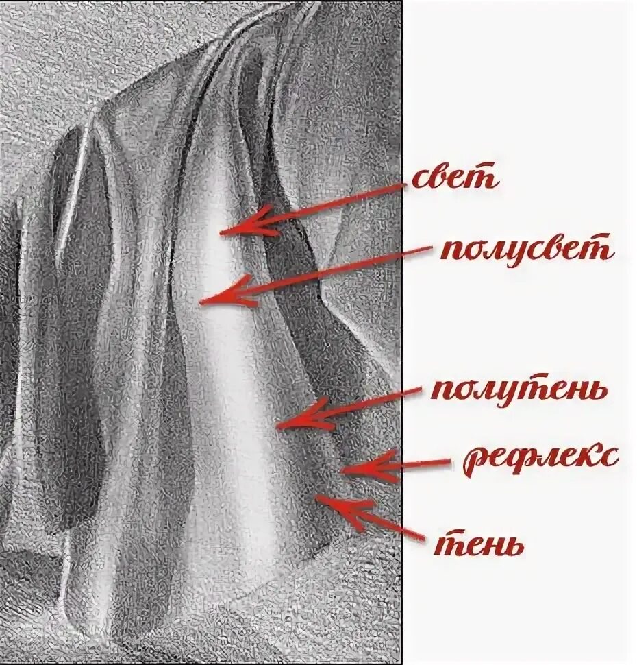 Складка на рисунке изображена. Драпировка со складками. светотень на ткани. драпировка светотень. складки ткани.