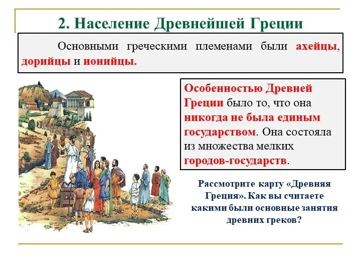 Население древних стран. Население древней Греции. Население древней Греции 5 класс. Занятия жителей древней Греции. Занятия в Греции 5 класс история.