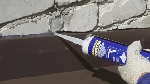 Заделать щель между крышей