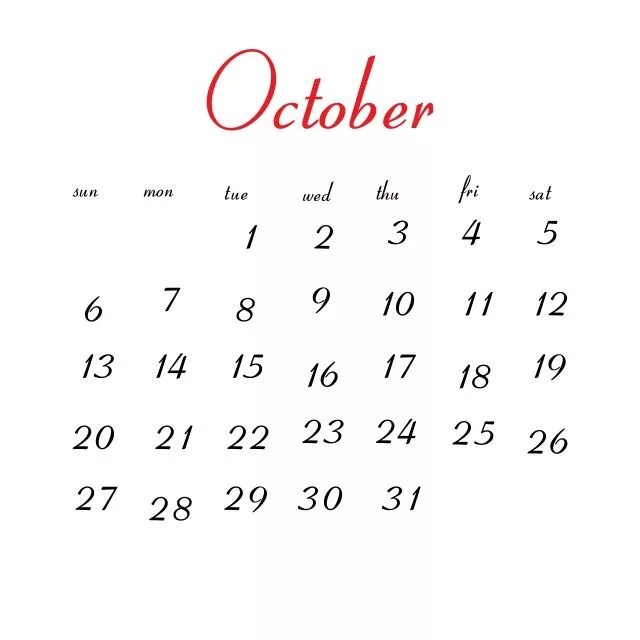 Printable October 2022 Calendar-Style 1 in 2022 October calendar printable, Cale