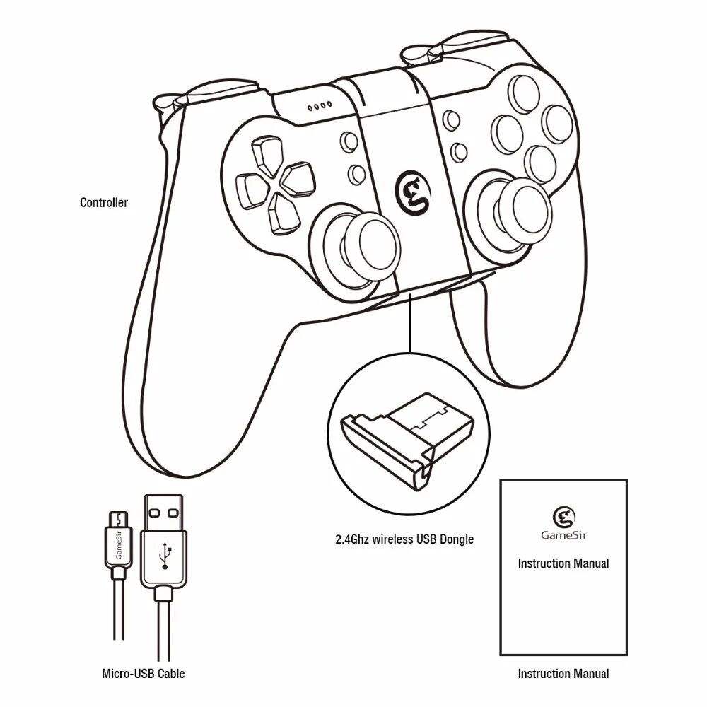 2.4 wireless controller. Gamesir t1s. gamesir t1s controller. xbox one controller bluetooth 4. game pad gamesir t1s.