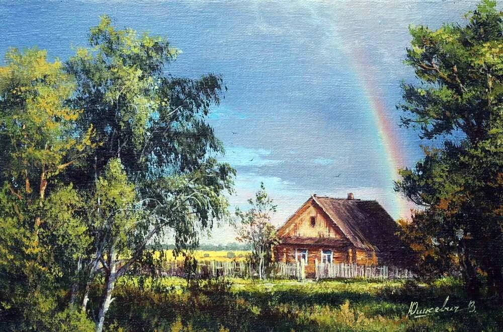 Картины Юшкевича Виктора Николаевича с грозой.