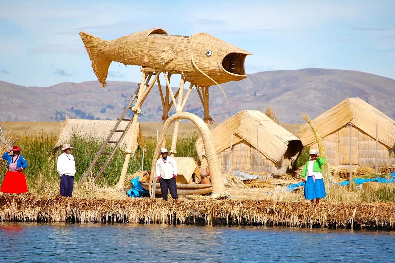 The floating islands of lake titicaca