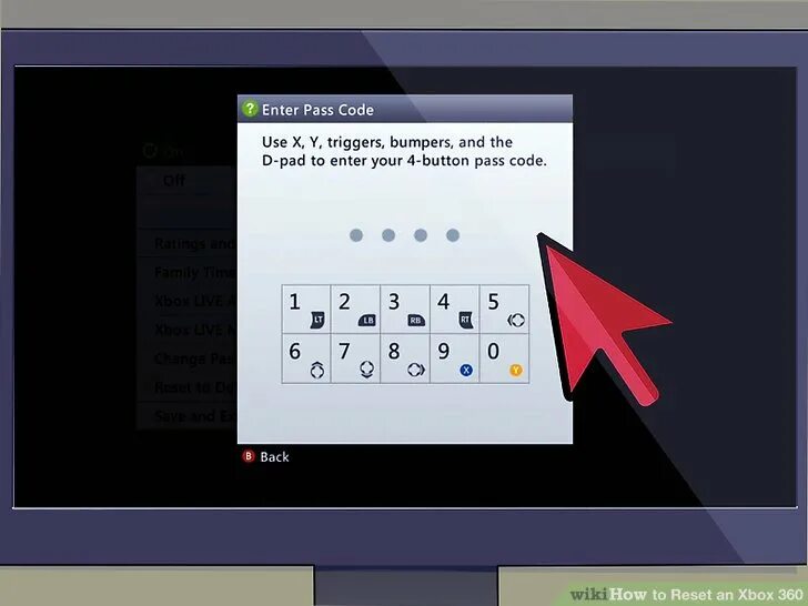 Код сброса родительского контроля на Xbox 360. Сбросить родительский контроль на Xbox 360. Пароль от родительского контроля Xbox 360. Родительский контроль на Икс бокс 360. Введите код уберите
