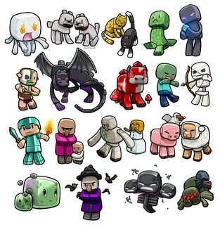 Cute minecraft monsters! 