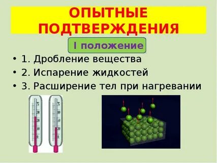 Примеры опытов мкт