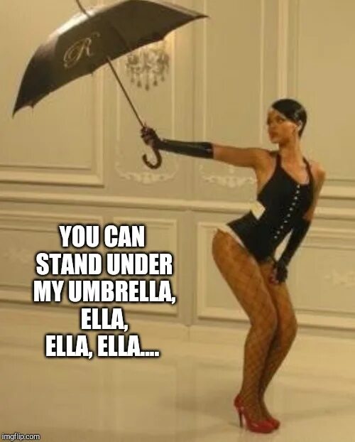 You can Stand under my Umbrella. Where is my Umbrella she asked. You understand. She Stood under her Umbrella. Where is my umbrella she