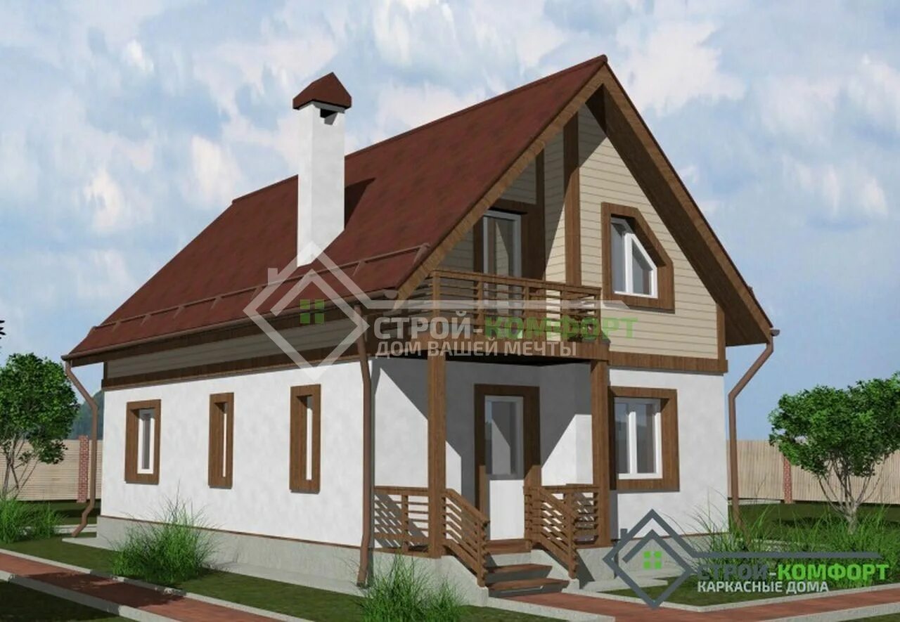 Проект каркасного дома кд 930 Проект 448