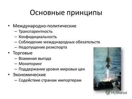 Принципы международной политики