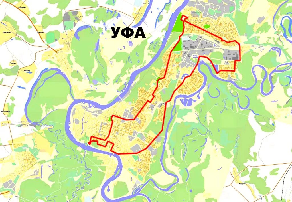 Какая под в уфе