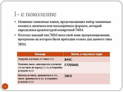 Машинно зависимые языки программирования