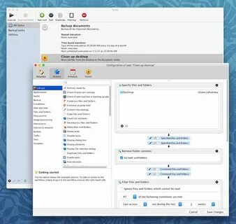 Files display