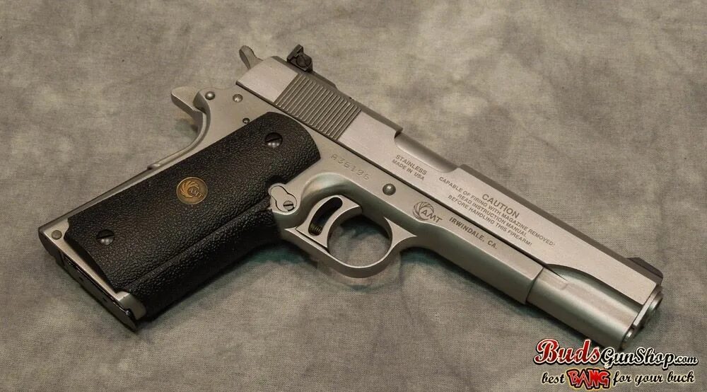 Сс 45. Colt AMT Hardballer. AMT 1911 "хардболлер". Кольт 1911 AMT Hardballer с лазерным прицелом.