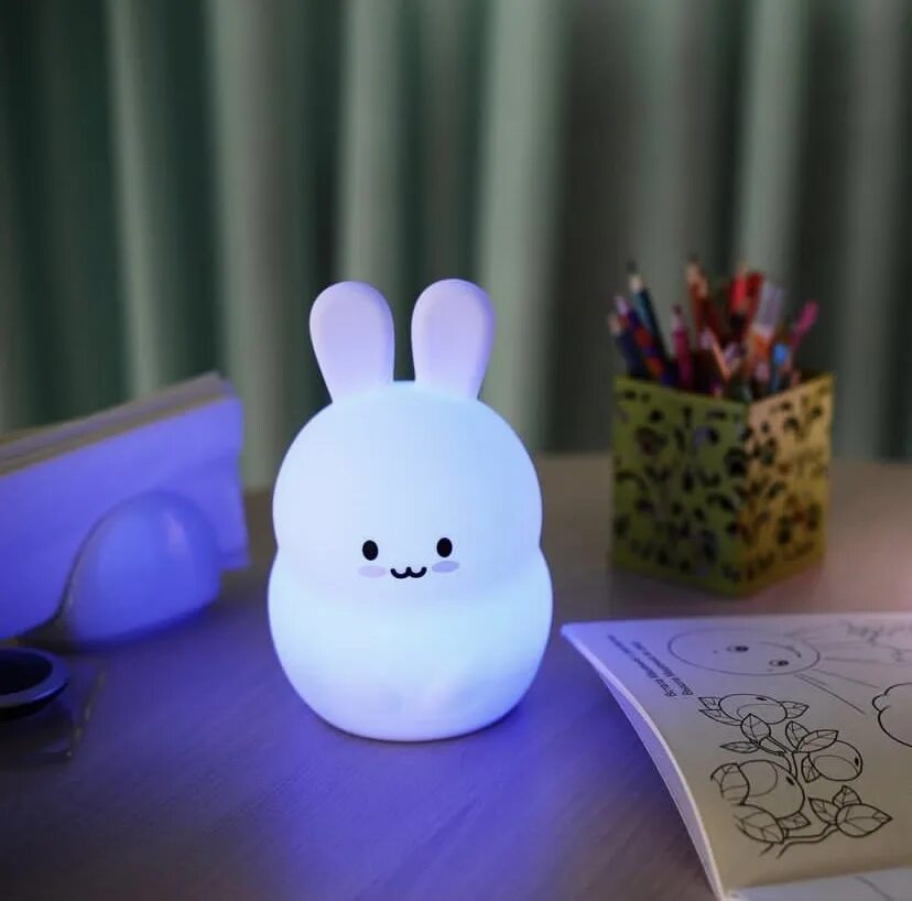 Светильник ночник силиконовый. Ночник lampstory зайка. ночник силиконовый в днс. ночник силиконовый зайка. ночник кролик.