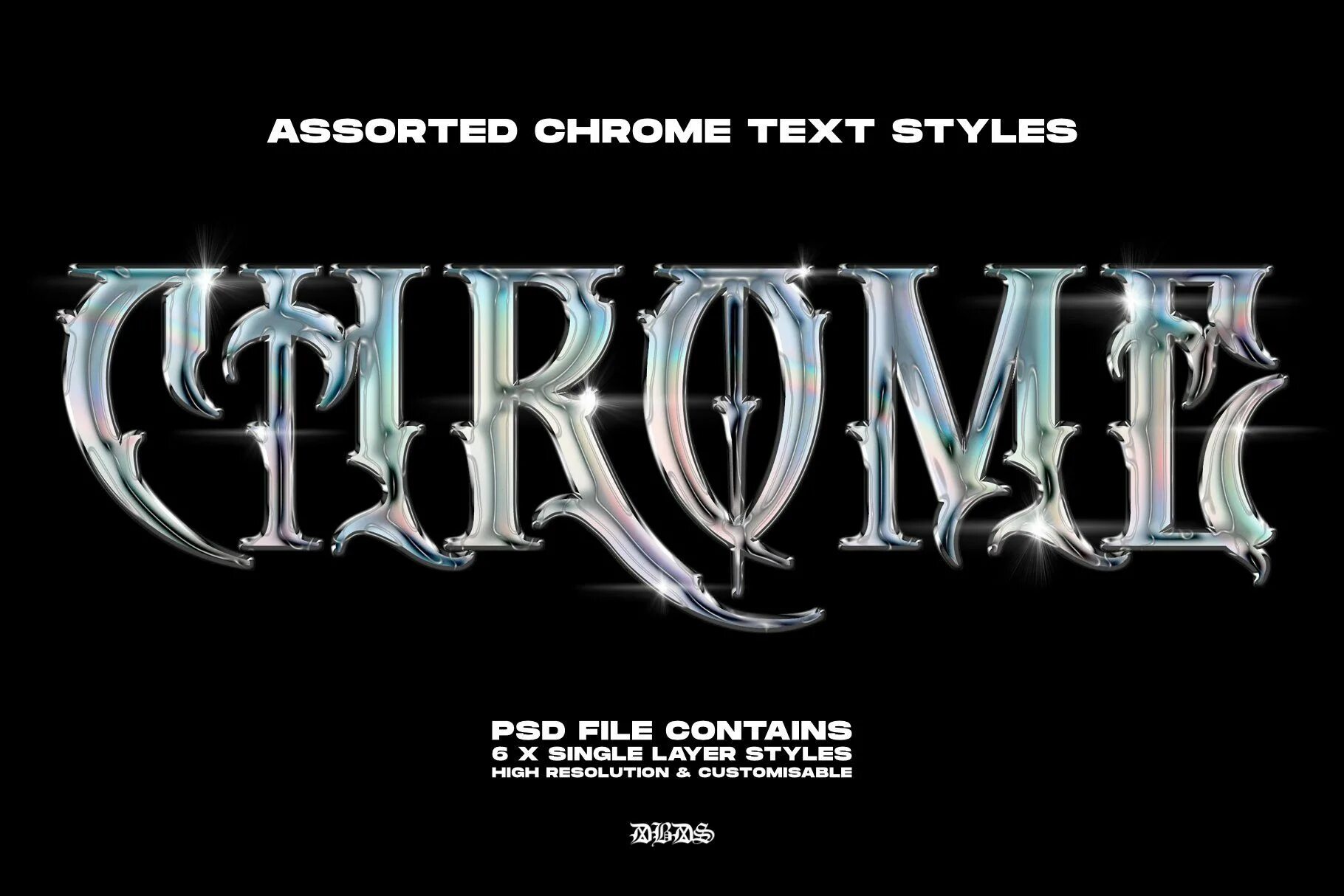Chrome text style