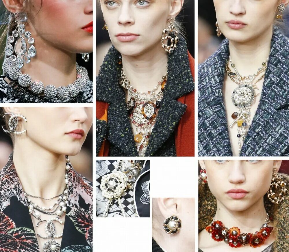 Тренды в аксессуарах. Бижутерия Chanel 2022. Стильные украшения. Модные украшения. Стильные украшения для женщин.