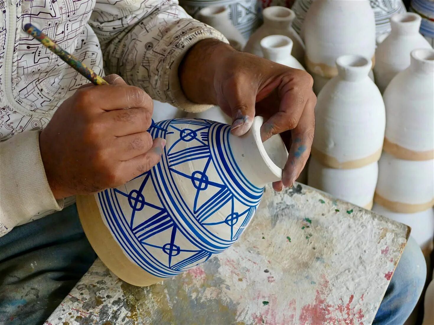 Pottery princess. Гончарное производство. Марокко Ремесла. Керамика Раджастана. Вазы из глины Марокко.