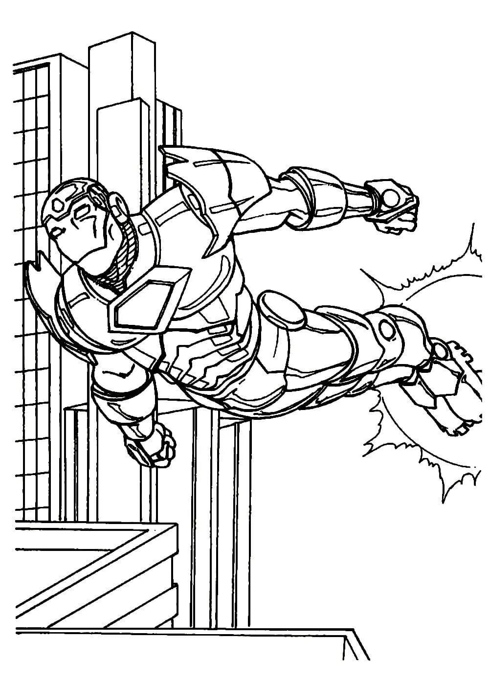 Раскраска для детей железный человек распечатать бесплатно Free Printable Iron Man Coloring Pages For Kids Best Coloring Pages For Kids I