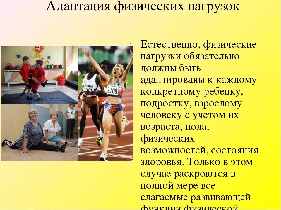 Адаптация к физическим нагрузкам. Адаптация человеческого организма к физическим нагрузкам. Адаптация это в физической культуре. Механизмы адаптации организма к физическим нагрузкам.