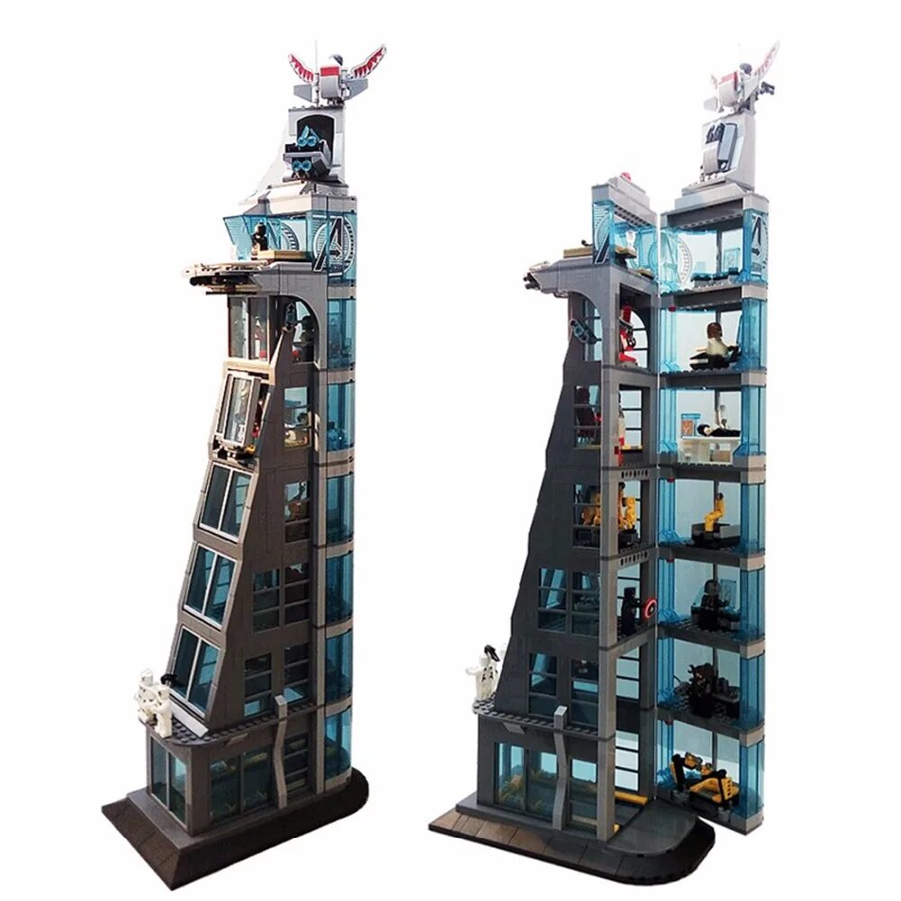 Tower toys. Лепин башня Мстителей.