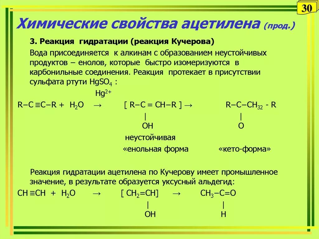 Химические реакции ацетилена. Ацетилен реакции. Гидратация ацетилена. Соединения ацетилена.
