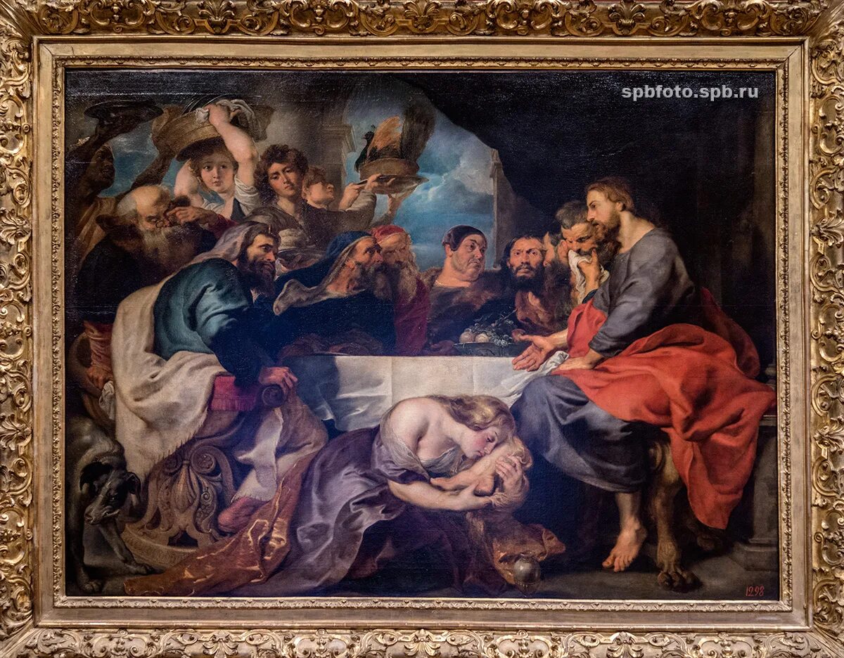 питер пауль рубенс пир у симона фарисея. рубенс. пир терея. рубенс пир. рубенс пир у симона фарисея эрмитаж.