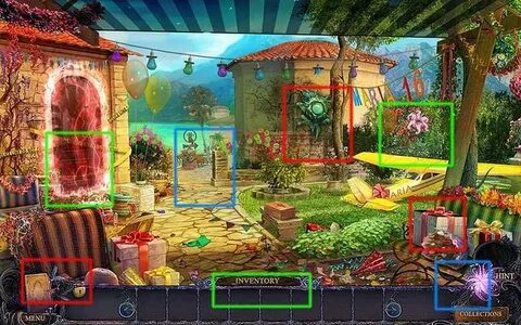 Игра поиск предметов сад