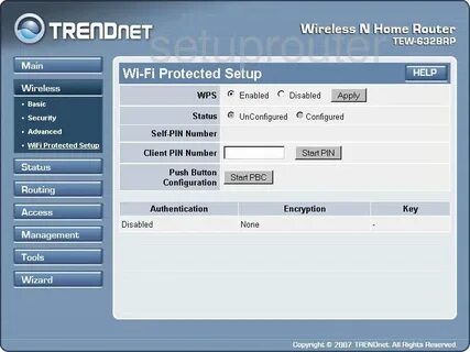 Protected setup