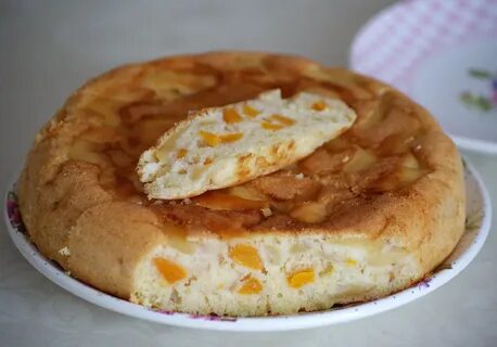 Шарлотка с тыквой