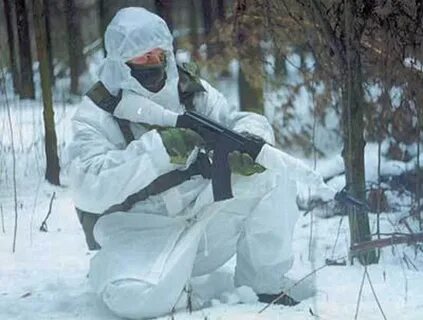 Автомат зимой
