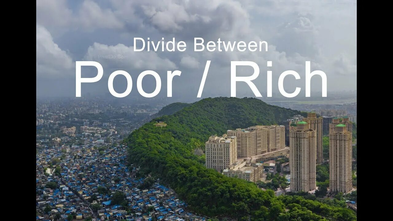 Divide between