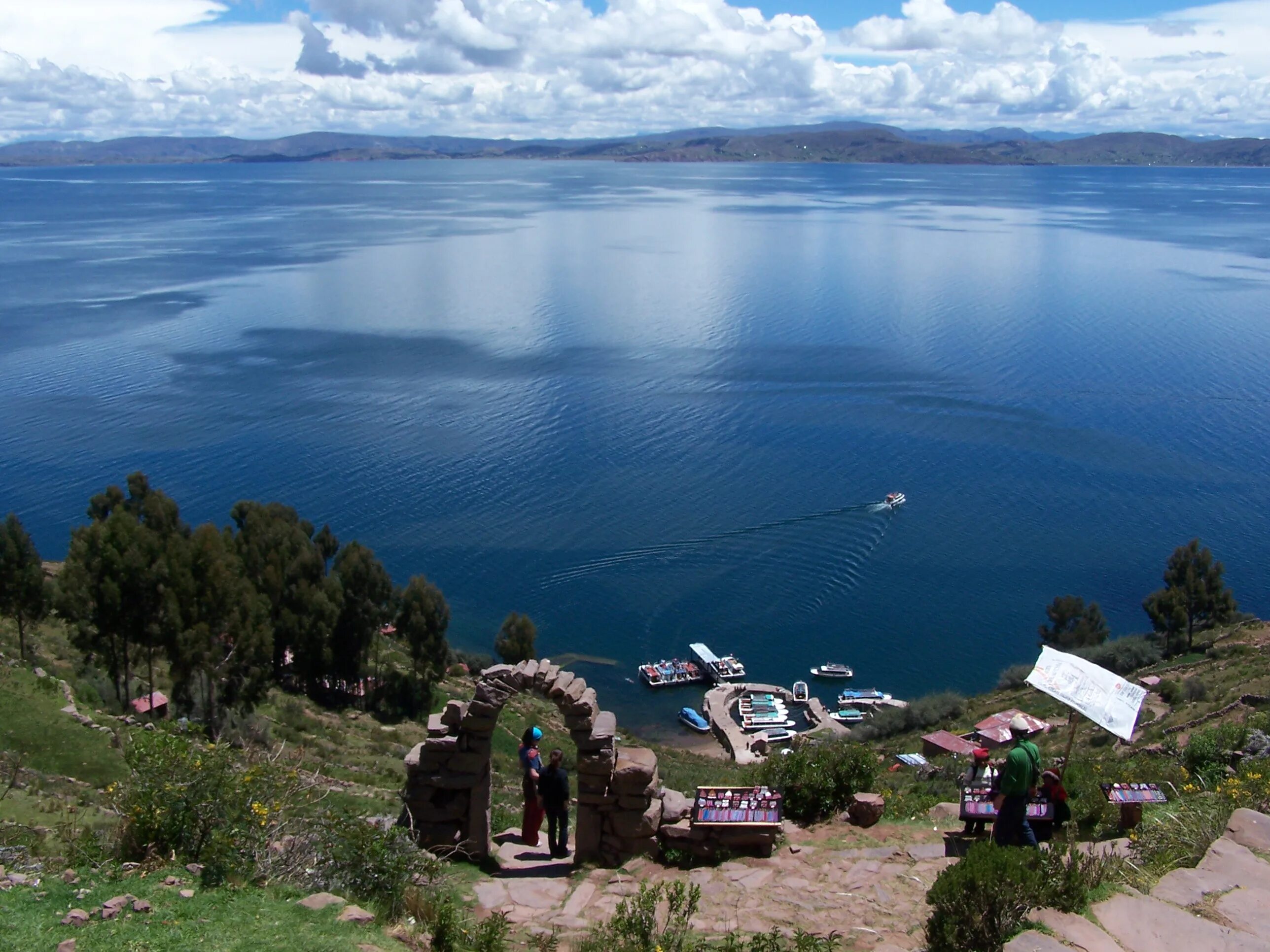 The floating islands of lake titicaca