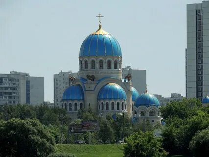 Голубой храм на каширском шоссе