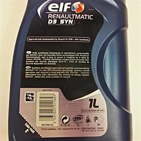 Масло d3 syn. Масло elf renaultmatic d3 syn. renaultmatic d3 syn 1л. renaultmatic d3 syn артикул. elf renaultmatic d3 syn elfmatic g3.