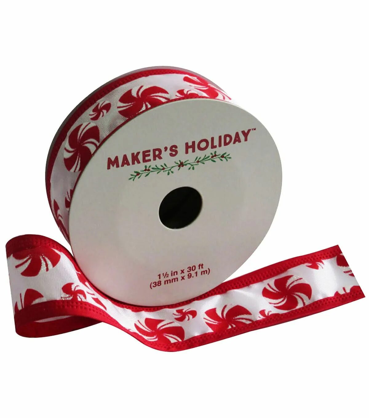 Fly holidays. Holiday ribbon. Red Holiday ribbon.