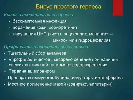 Простой герпес впг