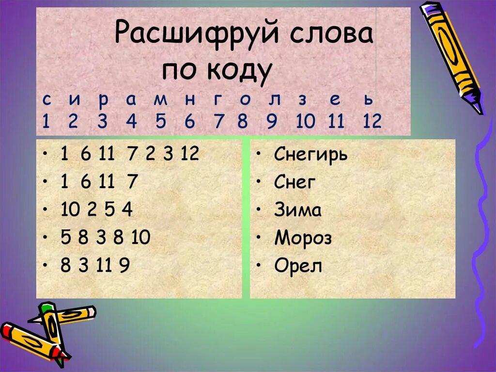 8 т ж. Расшифруй слова. Расшифровка слов. Расшифруй для дошкольников. Расшифруй задания для детей.