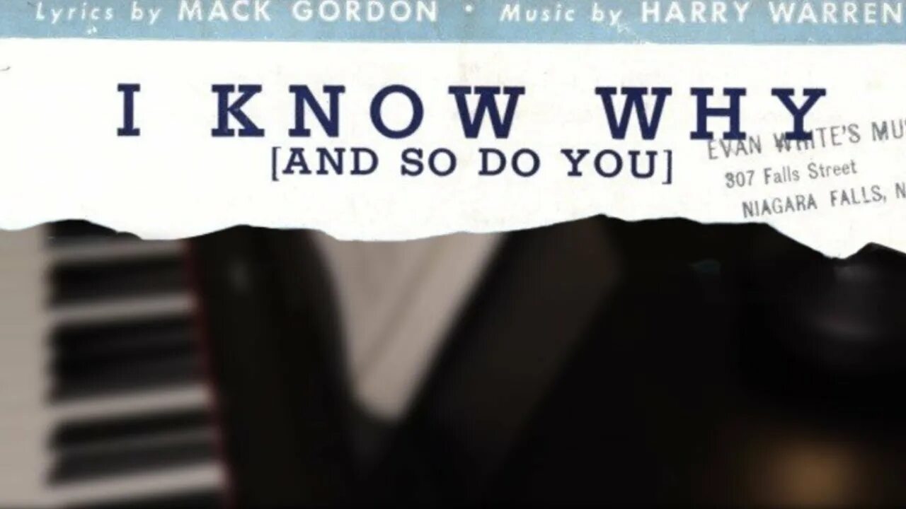 Can i know why. I know why Ноты для фортепиано. Harry Warren.