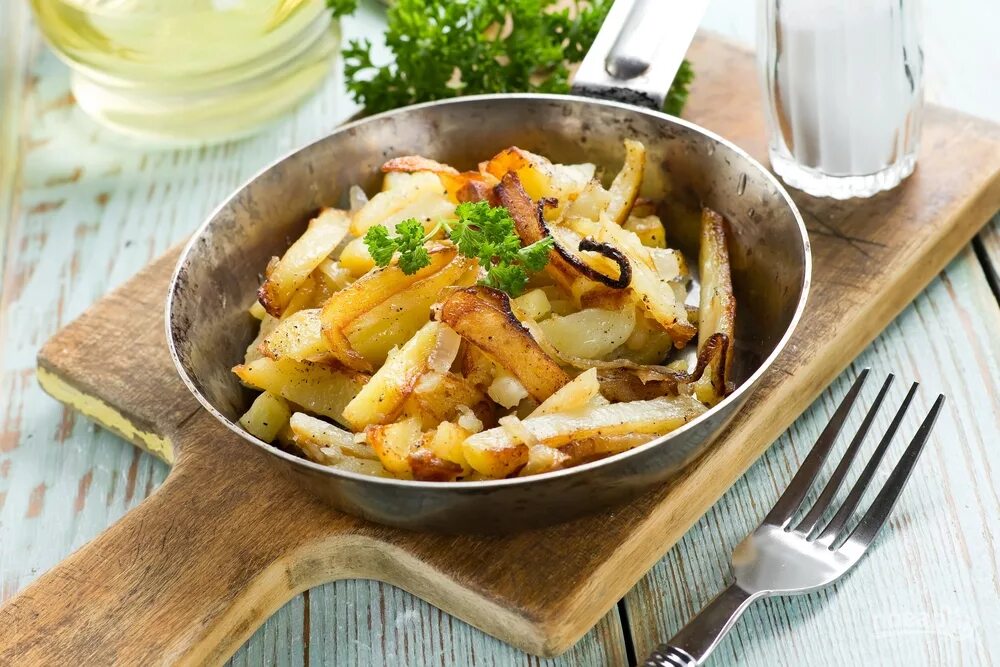 Как вкусно пожарить жареную картошку